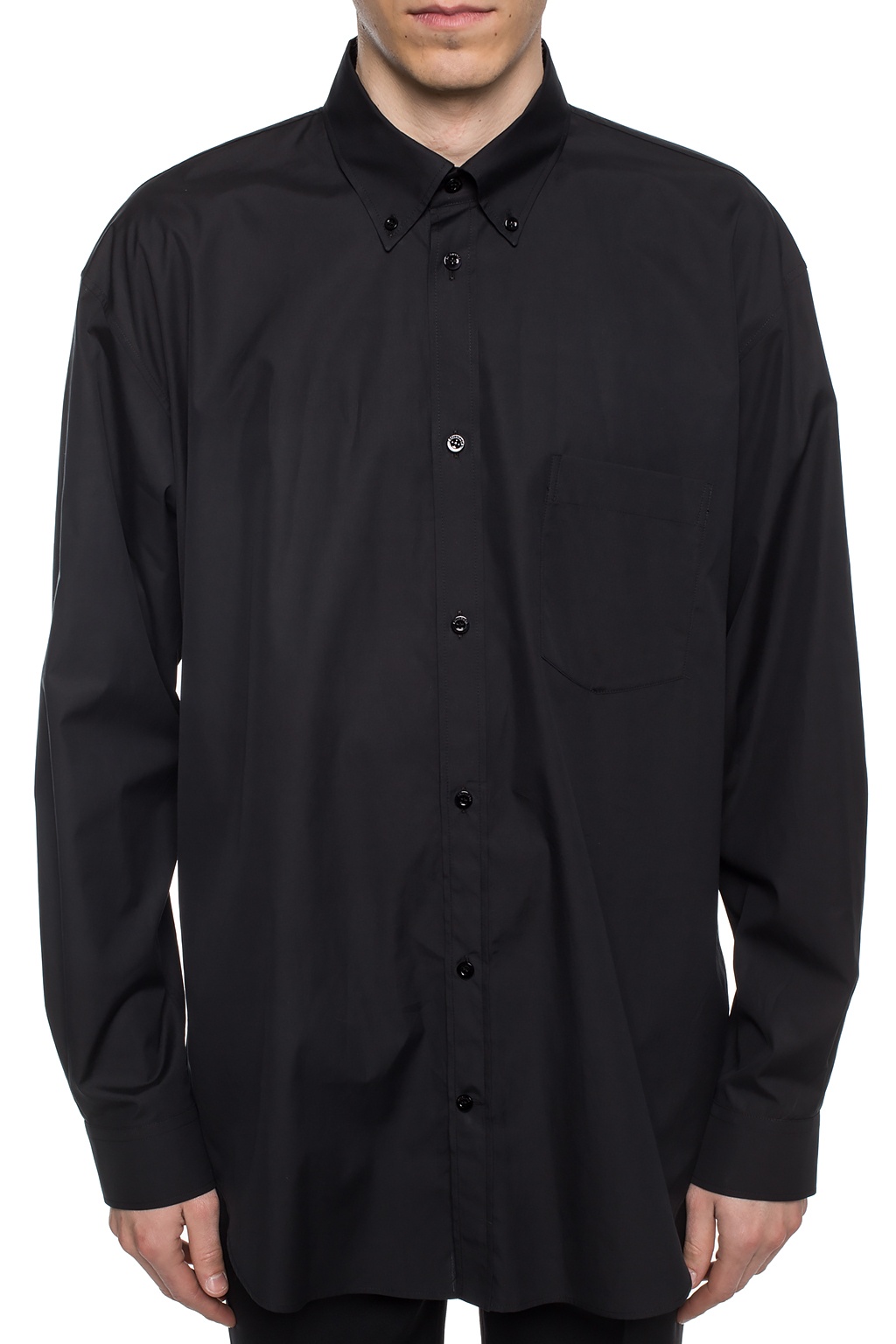 SchaferandweinerShops Japan - Blue cotton long-sleeve T